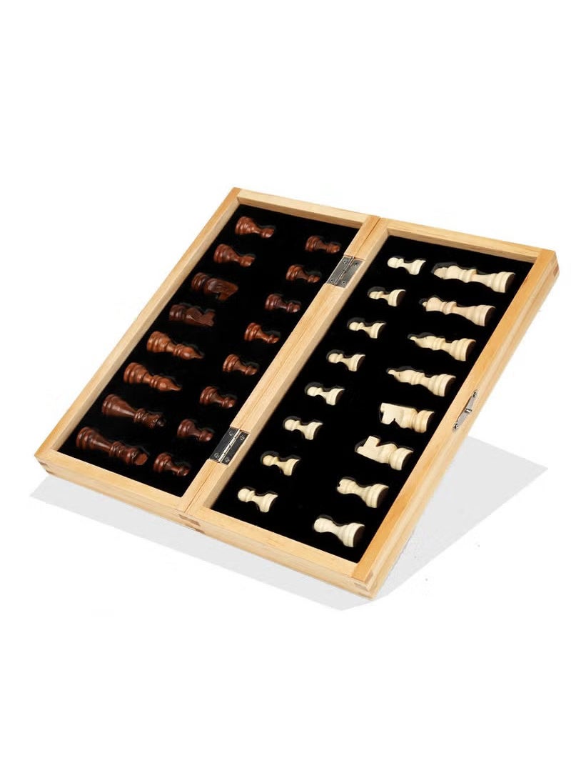 YelaJoy Premium Quality, Handcrafted Rosewood Unique Chess Board Set, Foldable Secure Storage for Magnetic Pieces with Extra Queens, Chess Set for Kids and Adults, Brown  - Image 3