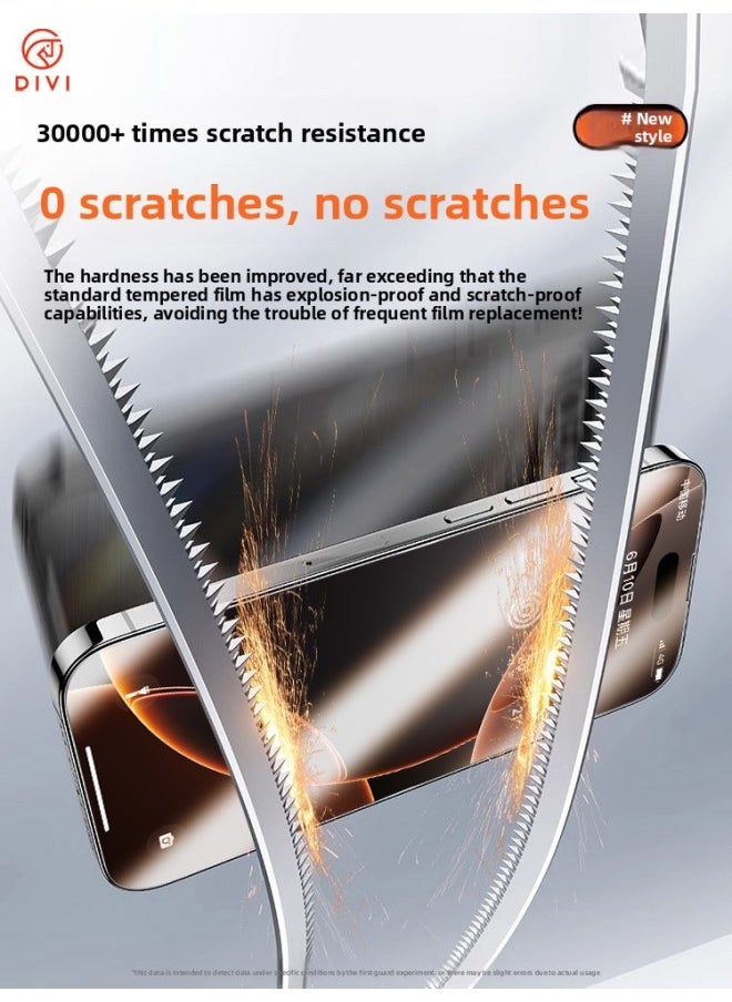 Generic - Applicable To For Iphone16 Tempered Film For Iphone15promax Mobile Phone Film 14/13 12 Anti-fingerprint 11 Film Por-Colour:[nano Hd1 Piece Pack】full Screen Coverage10 Times Electroplating Anti-fingerprintDamage Compensation Guaranteed-Size:For Iphone 12 Pro - Image 1
