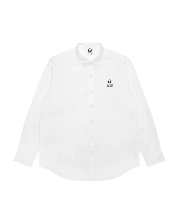AAPE AAPENOW moonface logo long sleeve shirt