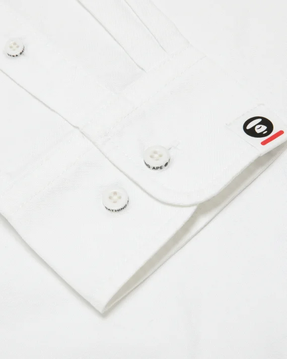 AAPE AAPENOW moonface logo long sleeve shirt