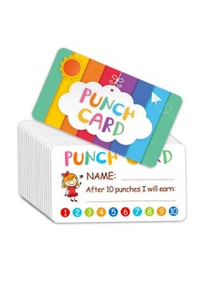 SYOSI Reward Punch Cards, 100pcs Reward Incentive Card for Teacher, Behavior Chart for Kids, Homeschool Classroom Supplies for Motivation 2" x 3.5"  - Image 4