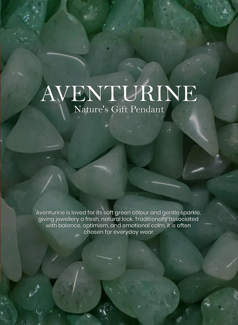 British Fossils سوار شرائح هدية الطبيعة - الأفنتورين