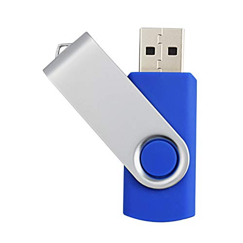 Kootion 10 X 16 GB USB Flash Drive 16 gb Flash Drive Thumb Drive Memory Stick Pen Drive Keychain Design Blue - Image 2
