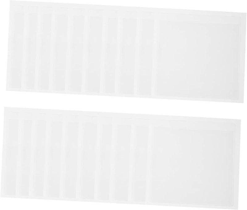 Self Adhesive Index Card Pockets Label Sleeves for Office School Supplies - Image 1