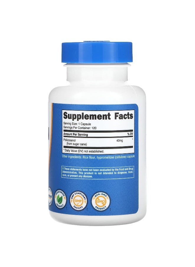 Nutricost, Policosanol, 40 mg, 120 Capsules (Packaging may vary) - Image 2