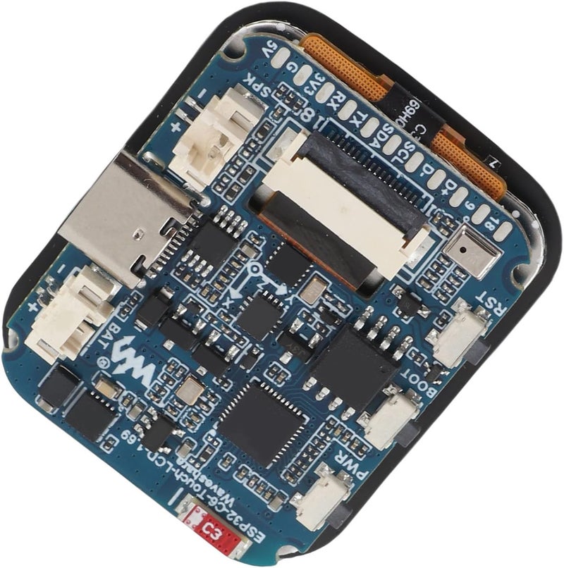 Yctze 1.69 Inch Touch Screen LCD Display Module, WiFi 6 Bluetooth 5.3.0 Thread Development Board, 240x280 Pixels 262K Colors Capacitive Touch Board with IoT Projects Compatibility - Image 2