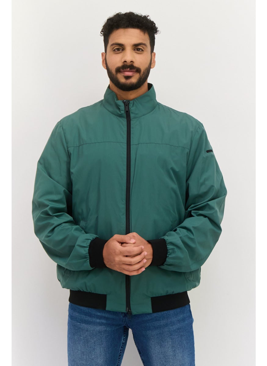 Men Plain Windbreaker Jacket, Green - pzsku/ZEB7416616EA53F16CFBBZ/45/_/1737642007/7161f8a0-e6f5-4a70-905a-9bb82ba3cca0