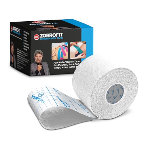 AIPL Zorrofit Kinesiology Tape for Physiotherapy, Sports Injury, Pain Relief Muscle, for Shoulder, Wings, Arms, Ankle KT Taping Waterproof Athletic for Pain Support - Image 1