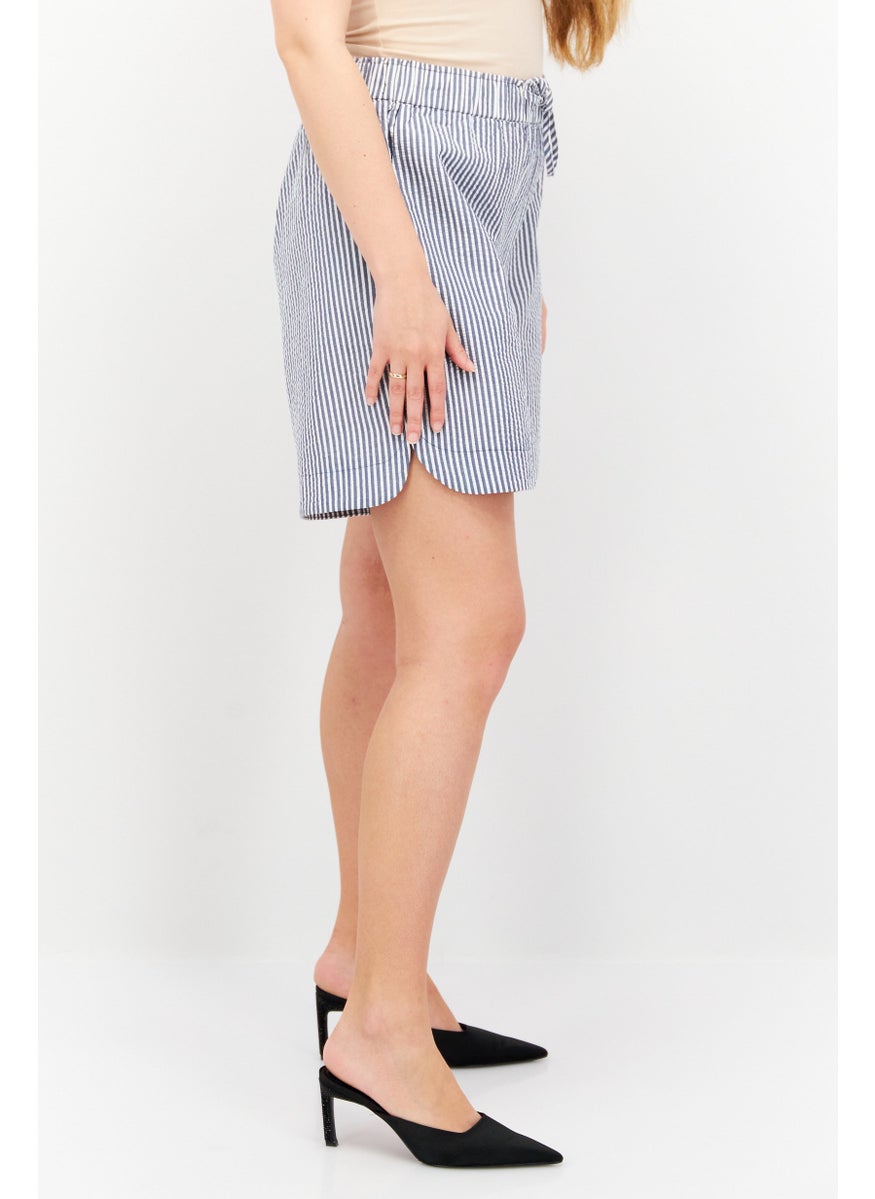 Women Stripe Basic Shorts, White - pzsku/ZEB743BB4561ED67FB58DZ/45/_/1724351169/b2cf18cd-c336-4698-8589-20a1b2324cdc