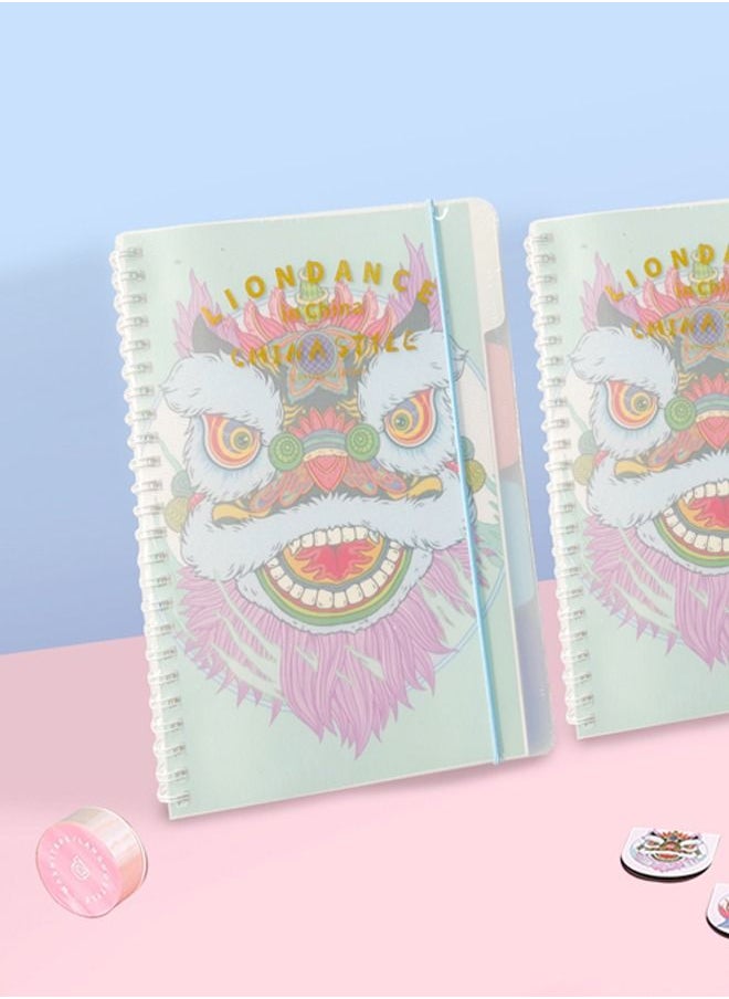 XIANGYU - Diary Notebook With Elastic Band Hard Cover Spiral Notebooks - Image 1