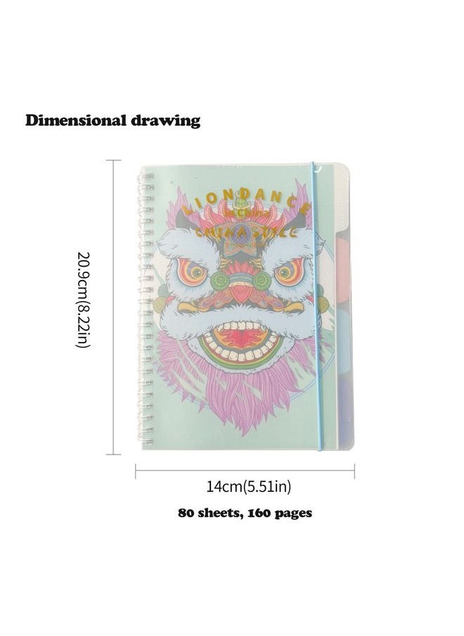 XIANGYU - Diary Notebook With Elastic Band Hard Cover Spiral Notebooks - Image 1