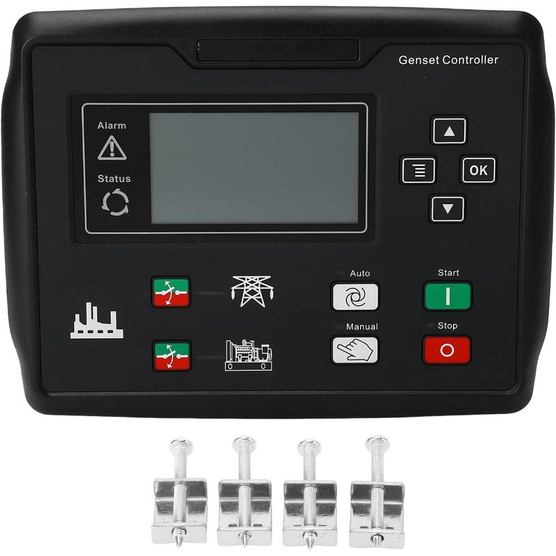 Generator Self Starting Controller with ABS Housing and LCD Display 132x64 Input Voltage Range 15-360V For Automatic Generator Start/Stop Industrial Grade Compact Design - Image 5