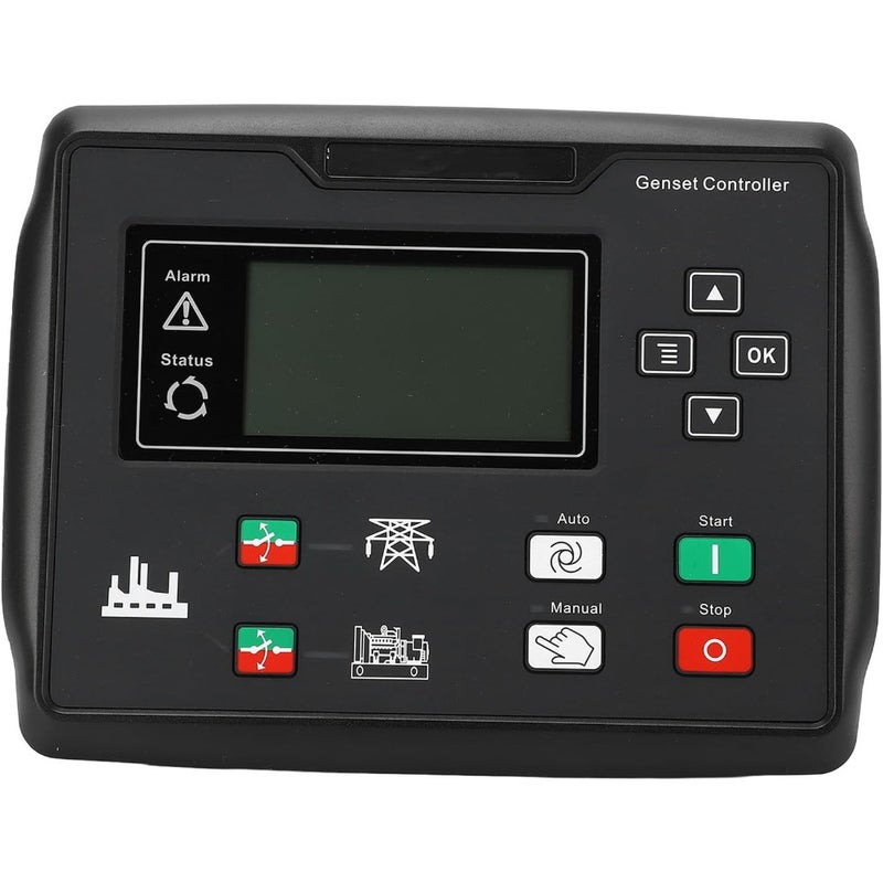 Generator Self Starting Controller with ABS Housing and LCD Display 132x64 Input Voltage Range 15-360V For Automatic Generator Start/Stop Industrial Grade Compact Design - Image 4