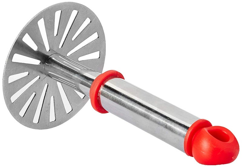 SATMPD Stainless Steel Potato Vegetable Pav Bhaji Masher, Multicolour Steel Masher (Multicolor, Pack of 1) - Image 5