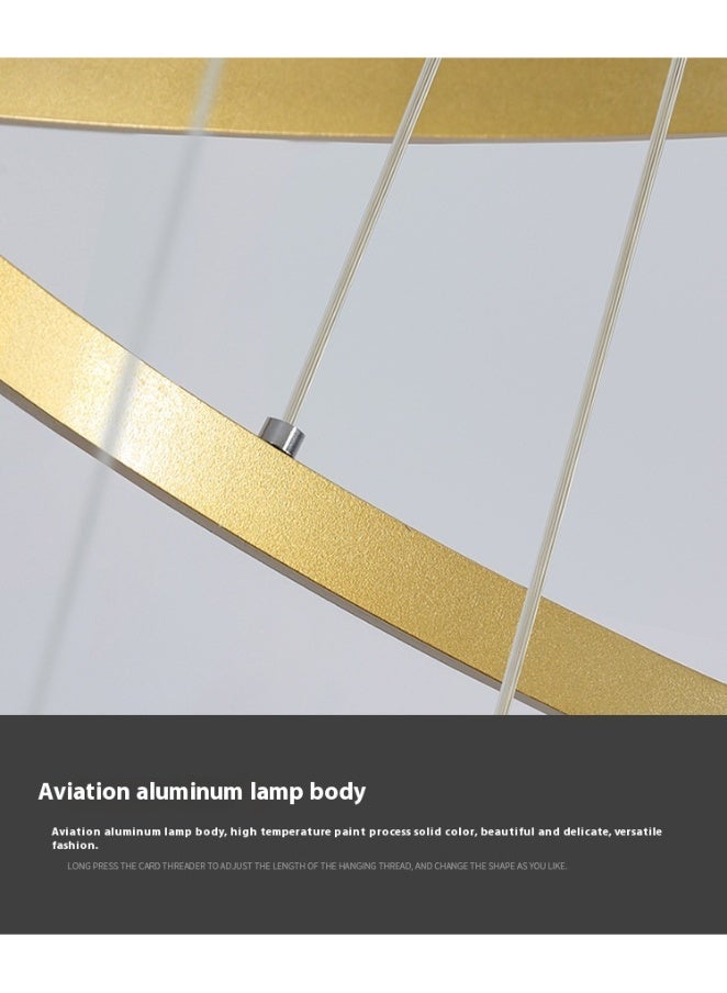 م.م.ذ  دحاولا صخشلا ةكرش اهمزاولو ةرانلا  تادعم ةراجتل زنيل دنآ وتلب ثريا ذهبية فاخرة 6622-600 | 35 وات × 2 | إضاءة معلقة حديثة للغرف والمعيشة - Image 4