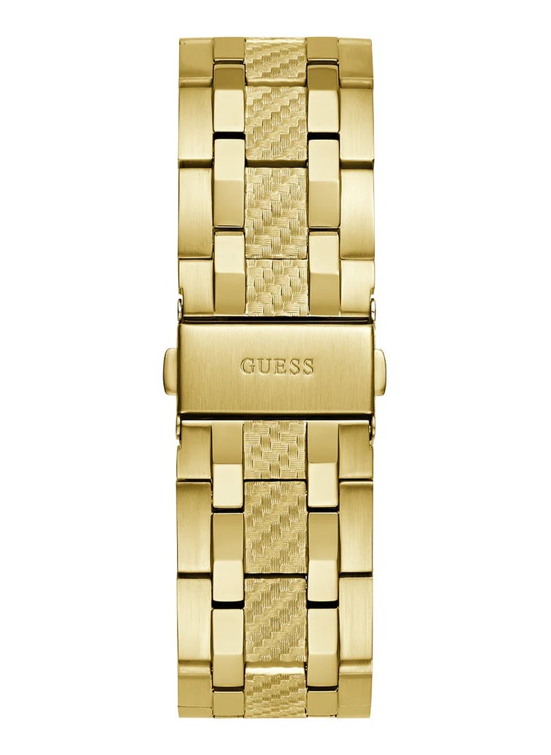 GUESS Mens Gold Tone Blue Multi-function Watch - GW0714G2  - Image 4