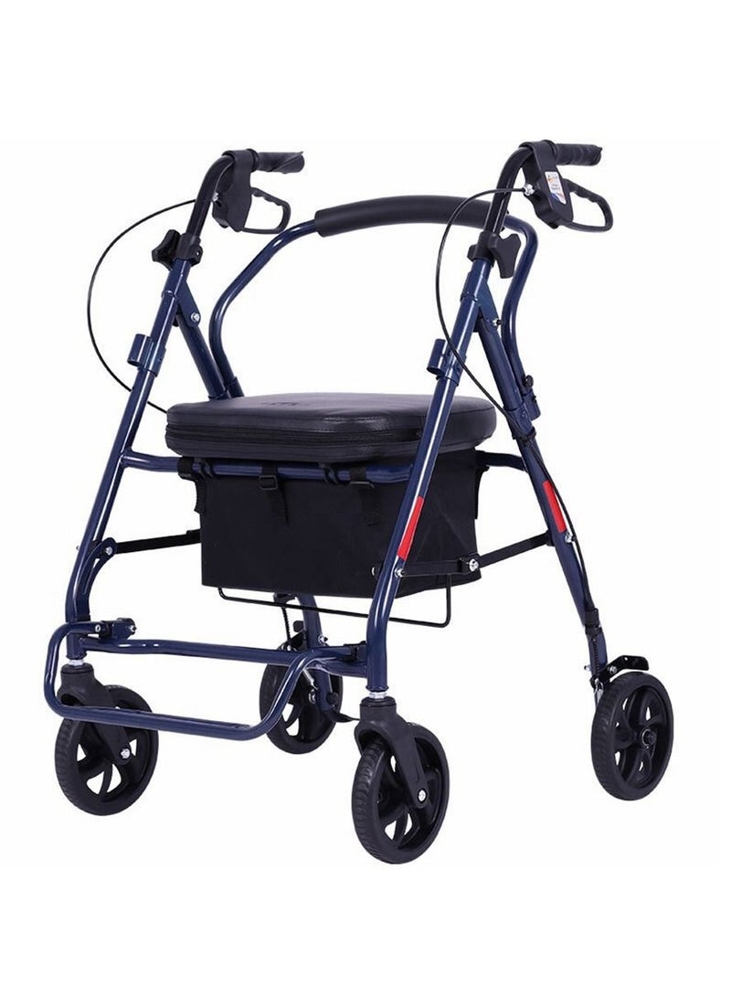 Cool Baby COOLBABY Walking Aid For The Elderly, Shopping And Grocery Shopping Cart For The Elderly, Can Sit And Foldable Cart, Light Adult Mobile Walking Aid For The Elderly - Image 1