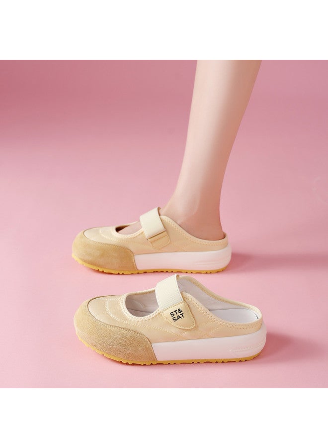 St&Sat Dexun Women's Shoes 25 New Breathable Mary Jane Flats, Fashionable High-end Mules For Women, Outdoor Platform Sneakers For Women - Image 2