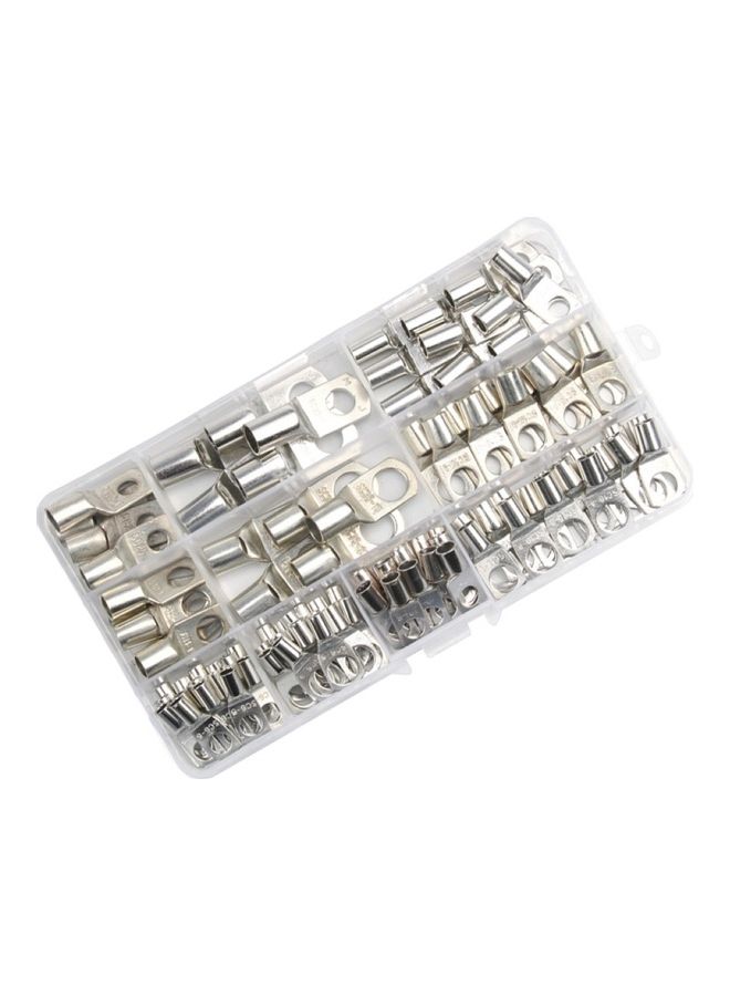 NIBEMINENT 100Pcs SC Tinned Copper Lugs Ring Electric Wire Cable Connector Crimp Terminal - Image 3