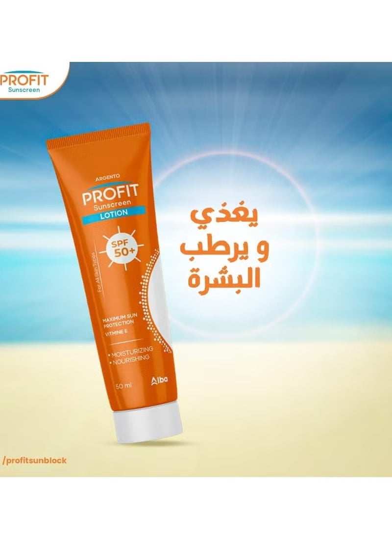 ARGENTO Profit Sunscreen SPF 50+ Lotion - 50ml  - Image 5