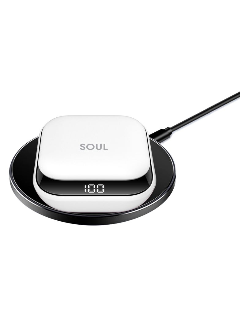 Xcell Soul 9 Pro Ear Buds, with 7hrs talk tiem & 100 hrs standby, compatible with most Android/iOS/Harmony OS devices (White)  - Image 4
