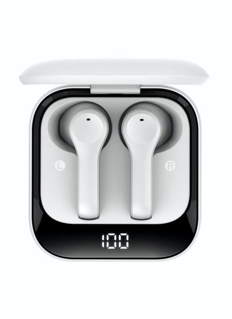 Soul 9 Pro Ear Buds, with 7hrs talk tiem & 100 hrs standby, compatible with most Android/iOS/Harmony OS devices (White)