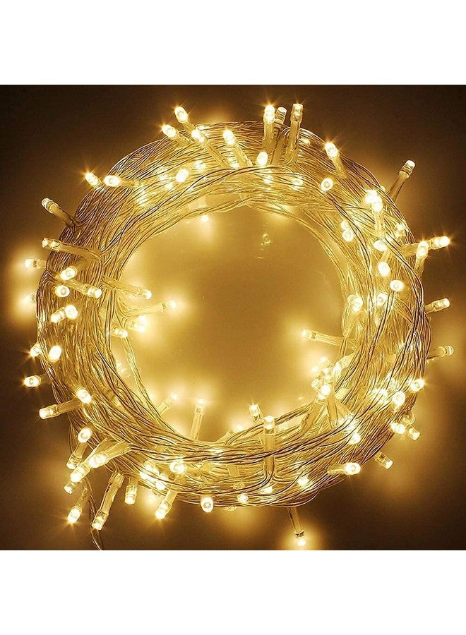 Lexton 40 LED Power Pixel Serial String/Fairy Light | Plug Sourced | Suitable for Home & Outdoor Decoration, Diwali, Christmas, Ramadan, Wedding, Party, Festival (Pack of 50, Warm White) - Image 1