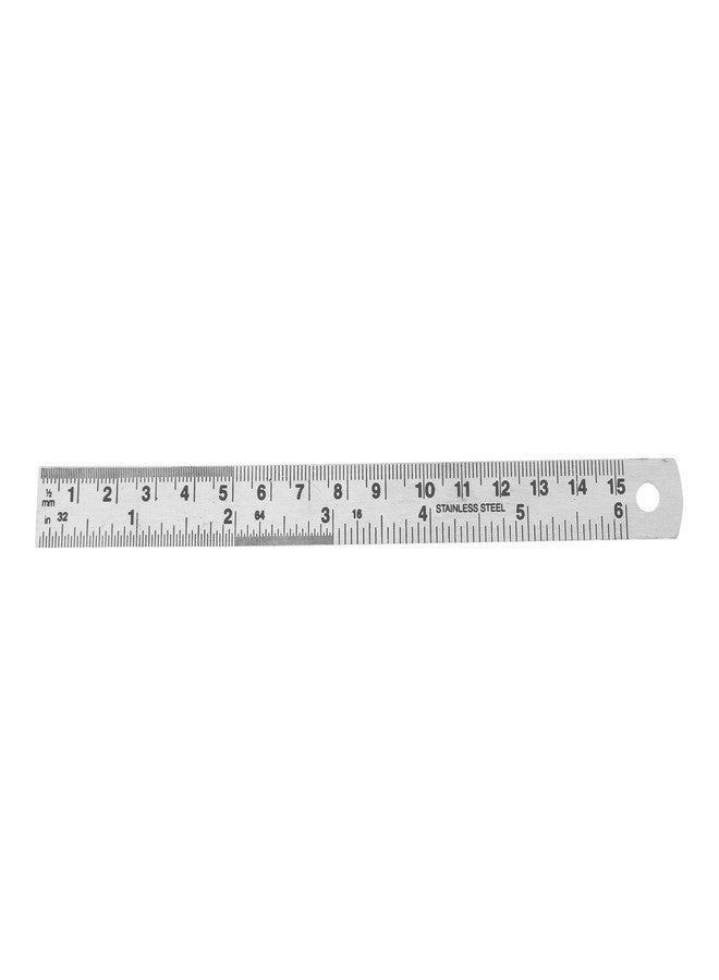 LOVELY® Omega 6 & 12 Inch Stainless Steel Scale/Ruler Combo- Set of 2 Pcs - Image 2