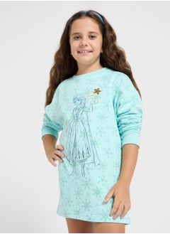 Disney Frozen Graphic Dress  - Image 1