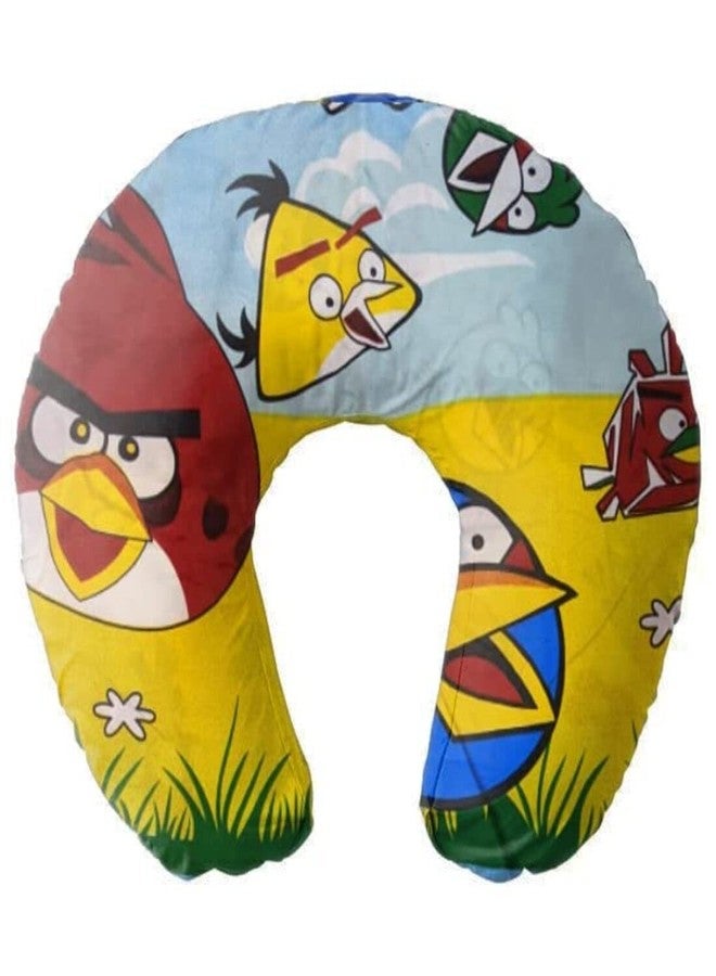Pexmoon Feeding Pillow for New Born Baby Portable Breast Feeding Pillow and Nursing Cover Combo with Detachable Pillow Cover (Angry Birds)