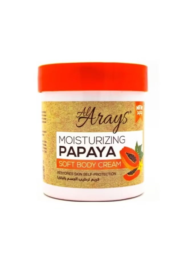 Alarays Moisturizing Papaya Soft Body Cream 500ml