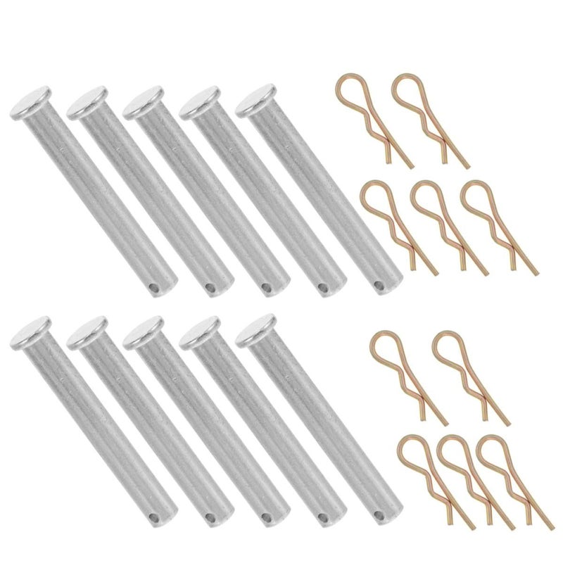 Scaffold Locking Pin and Clip Steel Coupling Pin 11mm X 70mm Set of 10 - Image 2