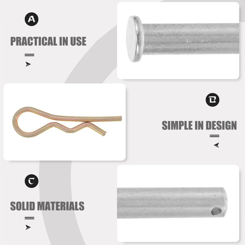 Scaffold Locking Pin and Clip Steel Coupling Pin 11mm X 70mm Set of 10 - Image 5