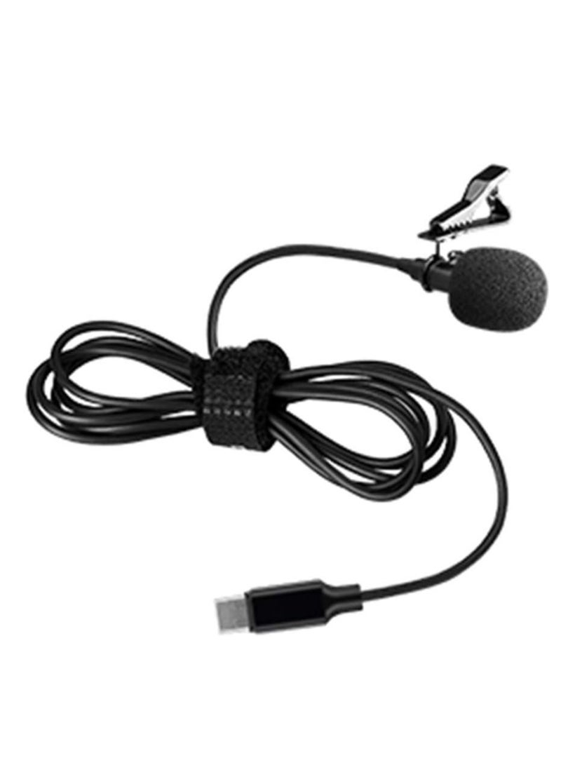 CVM-V01SP USB Clip-On Microphone – Small Condenser, Omni-Directional, Compatible with Smartphones - Image 1