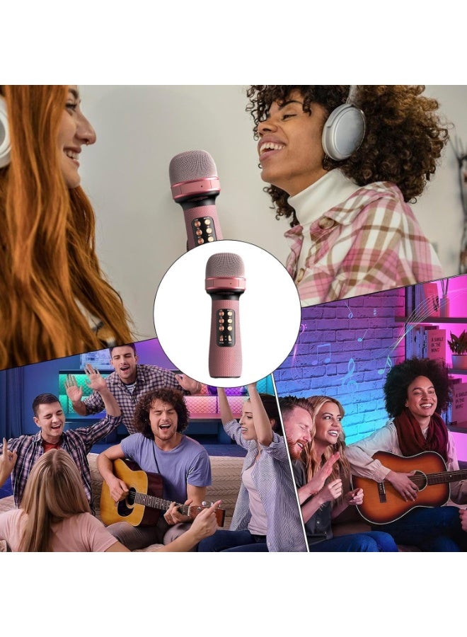 DLC Portable 7-in-1 Karaoke Wireless Microphone Handheld Mic Speaker Singing Home Party Birthday Wedding for All Smartphones Gift for Kids, Friends - Image 5