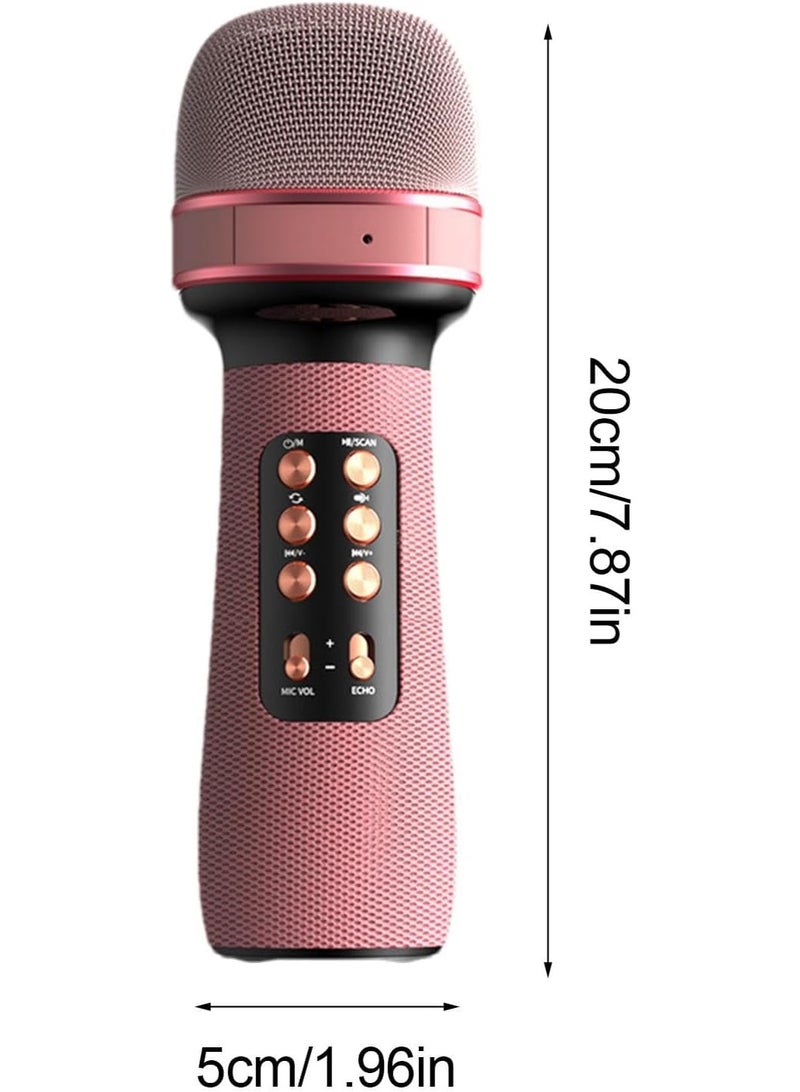 DLC Portable 7-in-1 Karaoke Wireless Microphone Handheld Mic Speaker Singing Home Party Birthday Wedding for All Smartphones Gift for Kids, Friends - Image 4