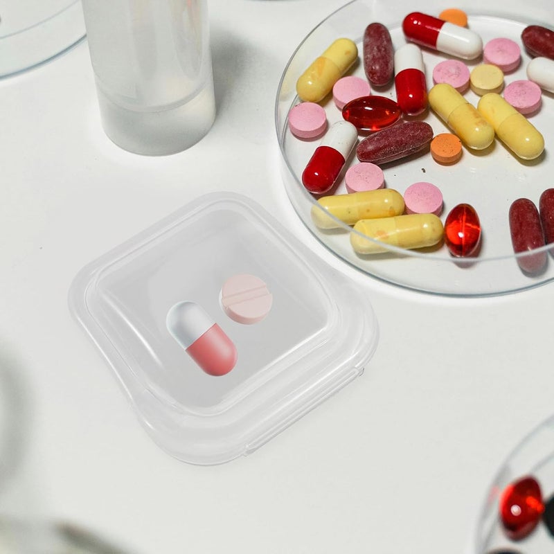 Reusable Silicone Medicine Pouch Portable Pill Organizer 80ml Travel Storage Bag Reclosable Small Medicine Holder for Daily Use - Image 5