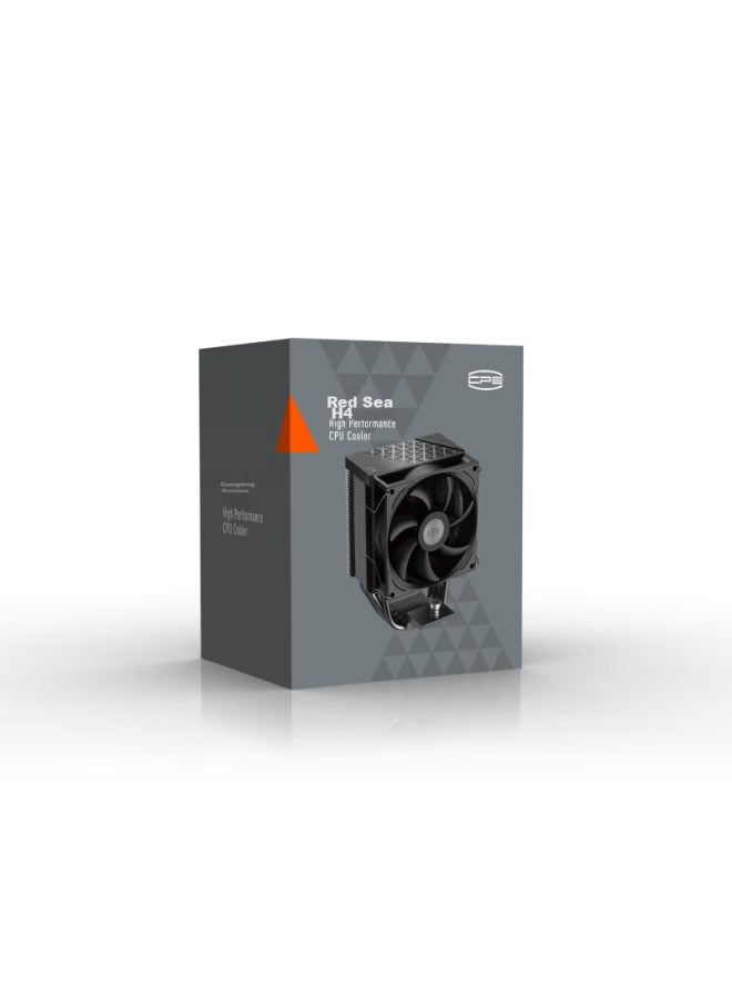 Pccooler Red Sea H4 Black Cpu Air Cooler - Image 2