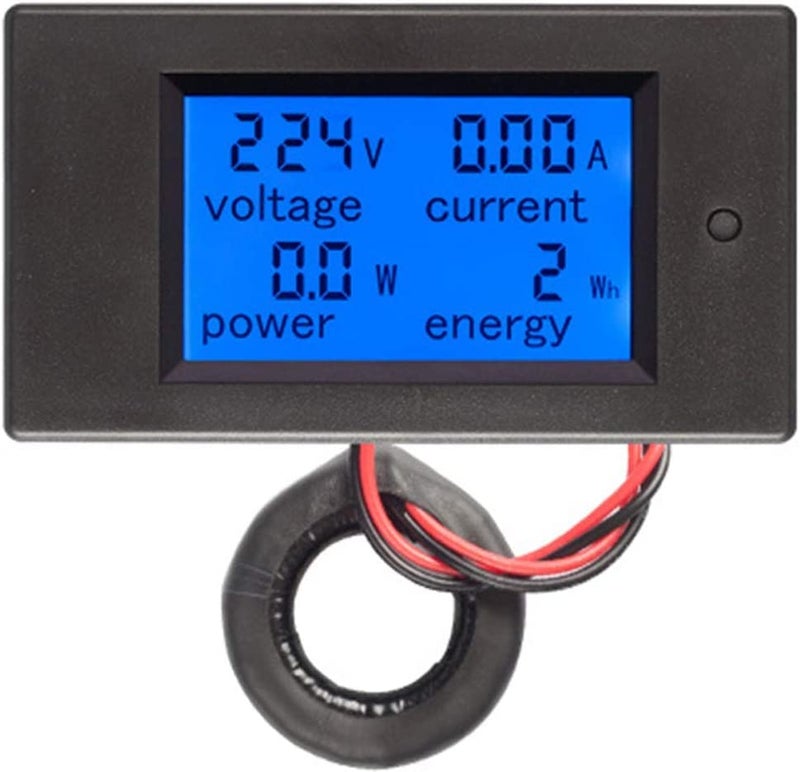 REES52 REES52 Digital Multimeter AC 80260V 100A PZEM061 LCD Display Digital Current Voltage Power Energy Multimeter Ammeter Voltmeter with Current Transformer CT - Image 1