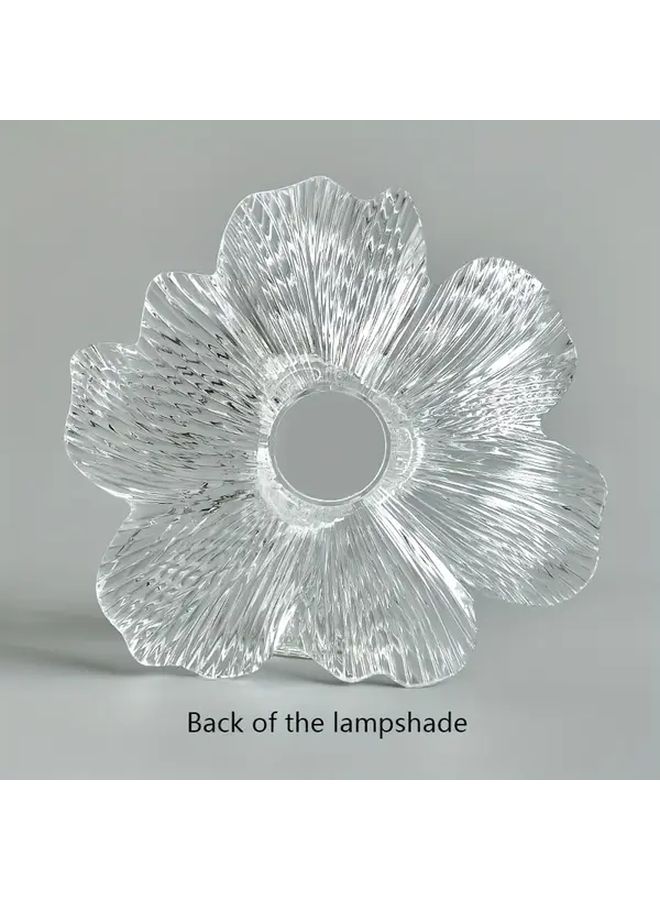 1pc Clear Acrylic Flower Lampshade For Pendant Table Floor Lighting E26 E27 Base - Image 5