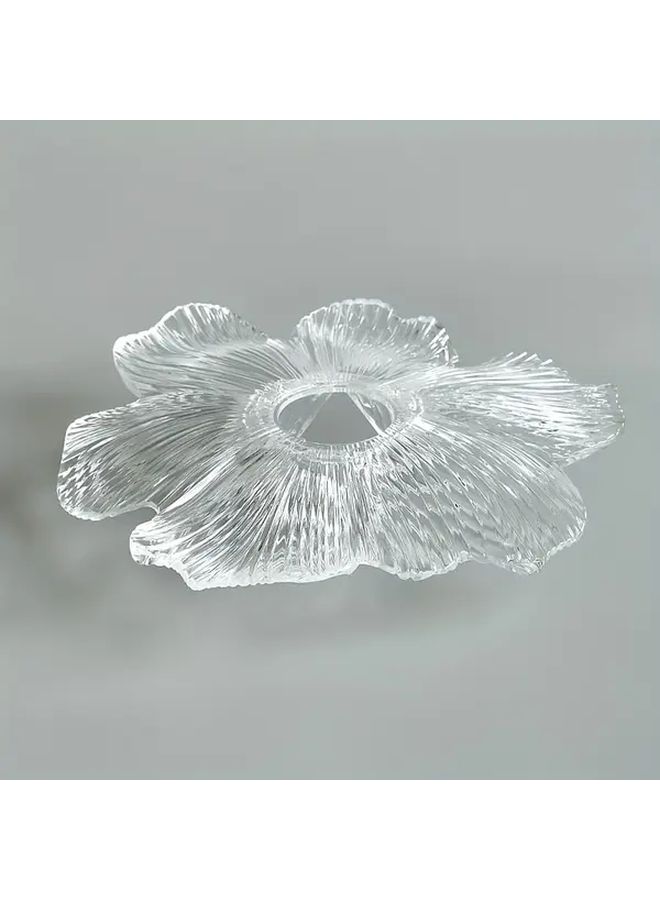1pc Clear Acrylic Flower Lampshade For Pendant Table Floor Lighting E26 E27 Base - Image 2