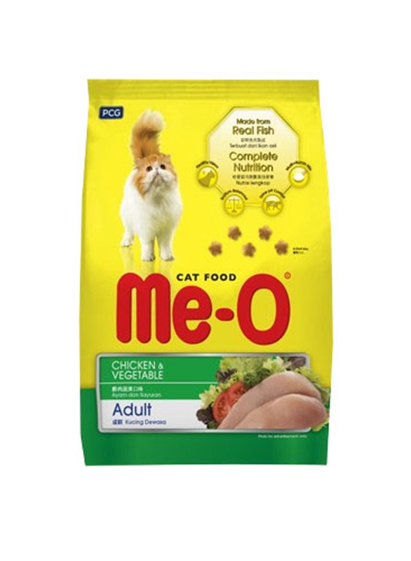Dry Adult Cat Food Chicken & Vegetable