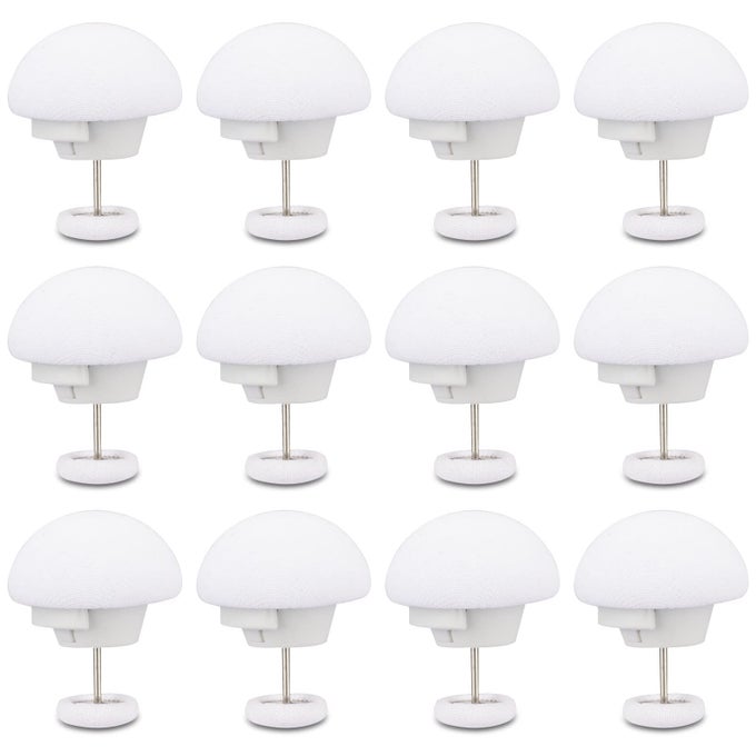 DUVET COVER CLIPS 12 PCS DUVET PINS COMFORTABLE DUVET HOLDER CLIPS DUVET BUTTON FASTENERS KEEPS COMFORTER FROM SHIFTINGWHITE