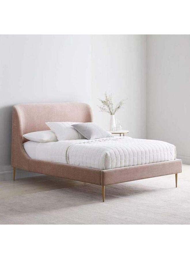 Al Home Blush Bloom Single Bed Scandinavian Elegance in Pink By Alhome