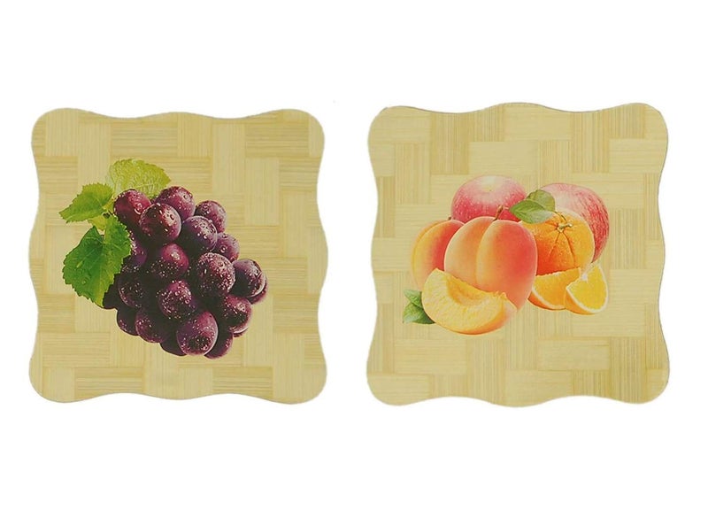 Orrda Wooden Table Mats Heat Resistant Hot Pot Holders Heating Insulation Coasters Kitchen Dining Table Place Mat Accessories Pot Bowl Plate Pad Rest Stand 15 cm Multicolor 2 - Image 1