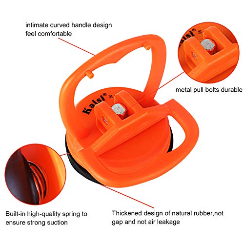 Kaisiking 2 Pcs Screen Suction Cup Phone Computer Screen Suction Cup Repair Tools Compatible for iPad, iMac, MacBook, Tablet, Laptop, iPhone Etc. LCD Screen Opening Tool - Image 3