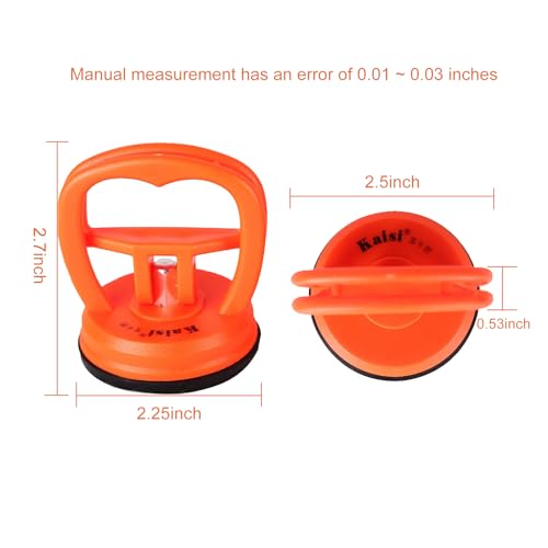 Kaisiking 2 Pcs Screen Suction Cup Phone Computer Screen Suction Cup Repair Tools Compatible for iPad, iMac, MacBook, Tablet, Laptop, iPhone Etc. LCD Screen Opening Tool - Image 2