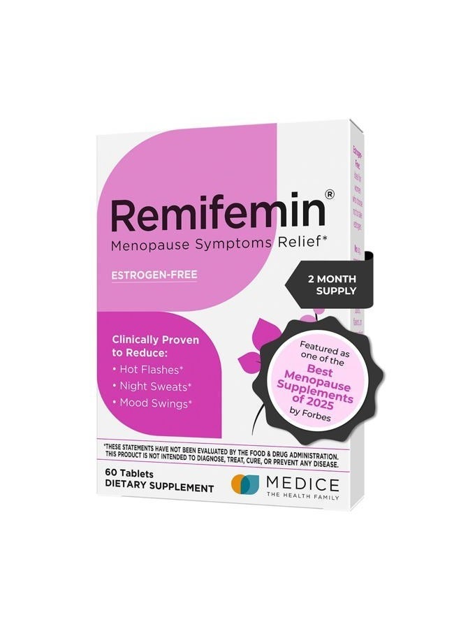Remifemin مكملات تخفيف أعراض انقطاع الطمث بمكونات مثبتة سريرياً للنساء - بلاك سيميسيفوجا E - Image 3