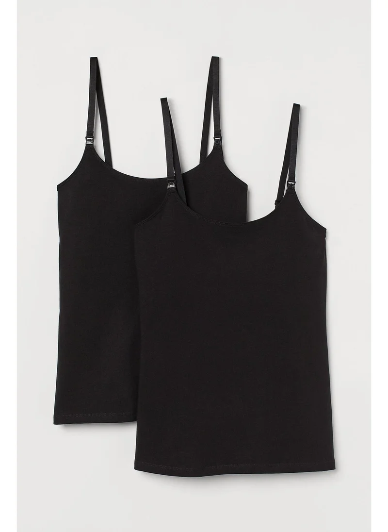 H&M MAMA 2-pack nursing tops