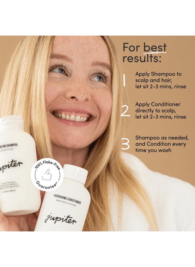 Jupiter Physician-Formulated Anti Dandruff Shampoo & Conditioner For Flaky, Itchy, Oily, Dry Scalp - Vegan, Sulfate Free - Color Safe & Paraben Free - Dry Scalp Shampoo and Conditioner For Women & Men - Image 5
